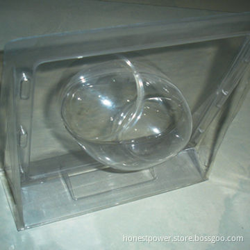 Clam-shell vacuum package with PET/PVC/PP, suitable for electronic, toys, cosmetics packing